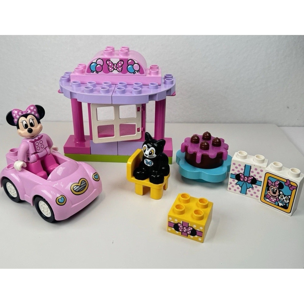 Lego‎ Duplo Disney Junior 10873 Minnie's Birthday Party Complete Minnie Mouse